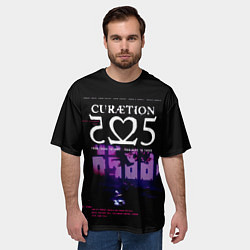 Футболка оверсайз мужская Curaetion-25: From There To Here From Here To Ther, цвет: 3D-принт — фото 2