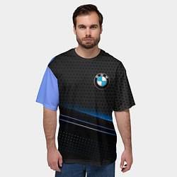 Футболка оверсайз мужская Bmw abstraction, цвет: 3D-принт — фото 2