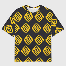 Футболка оверсайз мужская Гео Genshin Impact 3D, цвет: 3D-принт