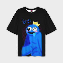 Футболка оверсайз мужская Blue - Rainbow Friends, цвет: 3D-принт