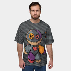 Футболка оверсайз мужская Кукла Вуду, цвет: 3D-принт — фото 2