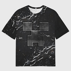 Мужская футболка оверсайз Minecraft black