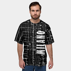 Футболка оверсайз мужская Milano - autumn - winter 2025, цвет: 3D-принт — фото 2