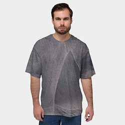 Футболка оверсайз мужская Тёмные туманные блёстки, цвет: 3D-принт — фото 2