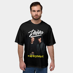 Футболка оверсайз мужская Dabro группа, цвет: 3D-принт — фото 2