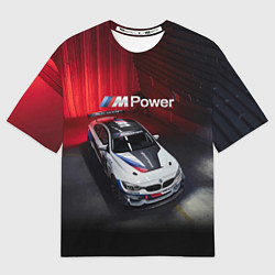 Футболка оверсайз мужская BMW M4 GT4 - Motorsport, цвет: 3D-принт