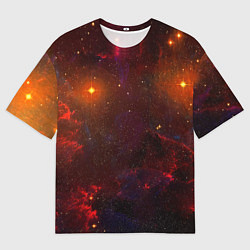 Мужская футболка оверсайз Звездная бескрайняя вселенная