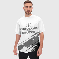 Футболка оверсайз мужская Thousand Foot Krutch логотип, цвет: 3D-принт — фото 2