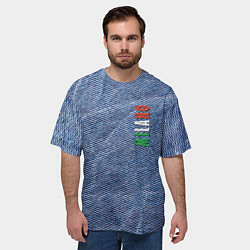 Футболка оверсайз мужская Milano - Italy - Jeans - Fashion, цвет: 3D-принт — фото 2