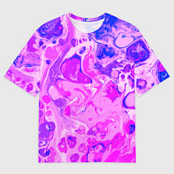 Футболка оверсайз мужская Абстракция тай-дай, цвет: 3D-принт
