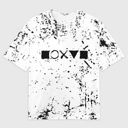 Футболка оверсайз мужская Безразличие, цвет: 3D-принт