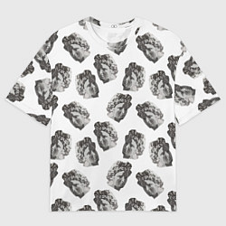 Мужская футболка оверсайз Аполлон - паттерн