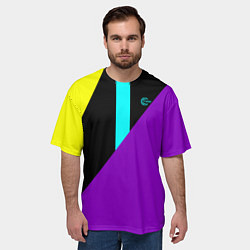 Футболка оверсайз мужская FIRM прямиком из 80х, цвет: 3D-принт — фото 2