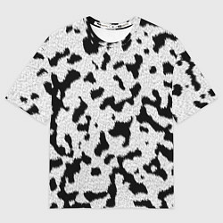 Мужская футболка оверсайз Далматин - текстура