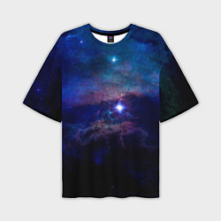 Мужская футболка оверсайз Звёздное небо