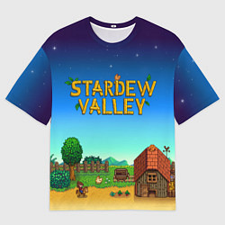 Футболка оверсайз мужская Мой дом в Stardew Valley, цвет: 3D-принт
