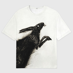 Футболка оверсайз мужская Пожиратель кроликов, цвет: 3D-принт