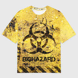 Футболка оверсайз мужская Danger biohazard, цвет: 3D-принт