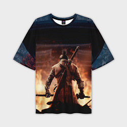 Футболка оверсайз мужская Sekiro: Shadows Die Twice, цвет: 3D-принт