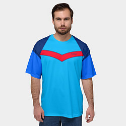 Футболка оверсайз мужская Спортик из 90х FIRM, цвет: 3D-принт — фото 2