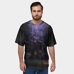 Футболка оверсайз мужская Webs of Nocturnal, цвет: 3D-принт — фото 2