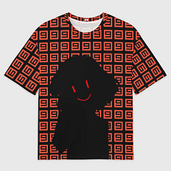 Футболка оверсайз мужская Undertale - Frisk smile, цвет: 3D-принт