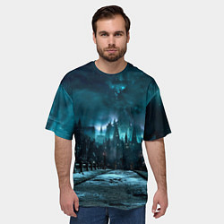 Футболка оверсайз мужская Dark Souls - Иритилл Холодной долины, цвет: 3D-принт — фото 2