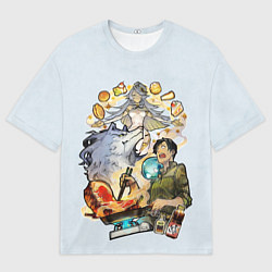 Футболка оверсайз мужская Mukoda Ninlil and Feru, цвет: 3D-принт