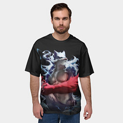 Футболка оверсайз мужская Фенрир Фэру, цвет: 3D-принт — фото 2