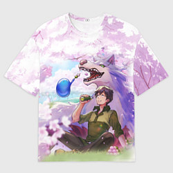 Футболка оверсайз мужская Кулинарные скитания в параллельном мире, цвет: 3D-принт