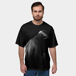 Футболка оверсайз мужская 2Pac Тупак Шакур, цвет: 3D-принт — фото 2