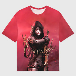 Футболка оверсайз мужская Lost Ark - woman assassin, цвет: 3D-принт