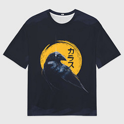 Футболка оверсайз мужская Raven and moon, цвет: 3D-принт