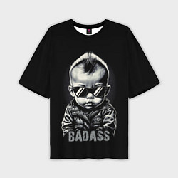 Футболка оверсайз мужская Badass, цвет: 3D-принт