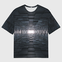 Футболка оверсайз мужская Тёмная геометрия, цвет: 3D-принт