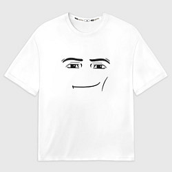 Футболка оверсайз мужская Одежда Man Face Roblox, цвет: 3D-принт
