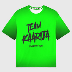 Футболка оверсайз мужская Team Kaarija: Eurovision 2023 Finland, цвет: 3D-принт