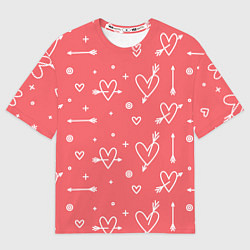 Мужская футболка оверсайз Love is love