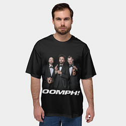 Футболка оверсайз мужская Oomph band, цвет: 3D-принт — фото 2