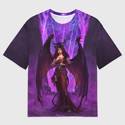 Футболка оверсайз мужская Pathfinder demon, цвет: 3D-принт
