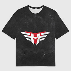 Мужская футболка оверсайз Heroic team