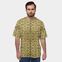 Футболка оверсайз мужская Средневековый узор, цвет: 3D-принт — фото 2