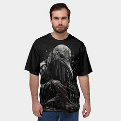 Футболка оверсайз мужская Slipknot - Stay and bleeding, цвет: 3D-принт — фото 2