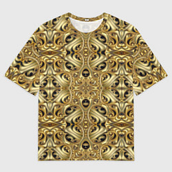 Футболка оверсайз мужская Золотая кольчуга, цвет: 3D-принт