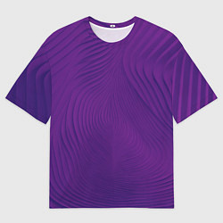 Мужская футболка оверсайз Фантазия в фиолетовом