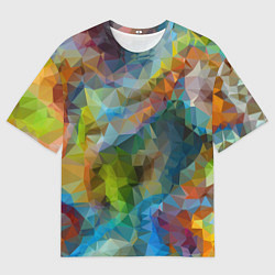 Мужская футболка оверсайз Color pattern