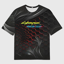 Мужская футболка оверсайз Cyberpunk 2077 phantom liberty