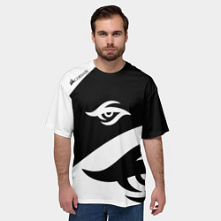 Футболка оверсайз мужская Форма Team Secret white, цвет: 3D-принт — фото 2