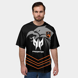 Футболка оверсайз мужская Форма TNC Predator, цвет: 3D-принт — фото 2