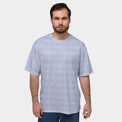 Футболка оверсайз мужская Серебряный вихрь, цвет: 3D-принт — фото 2